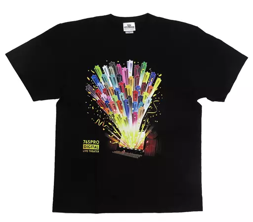 コンセプトデザイン 公式Tシャツ ブラック Sサイズ 「アイドルマスター ミリオンライブ! シアターデイズ 765PRO DIGITAL LIVE THEATER もっと、ミリオンにきらめくアイドルへ。」