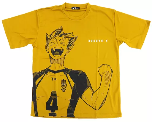 希少 美品 ハイキュー!!展 ゲンガ×タイカン 木兎光太郎 Tシャツ 駿河屋 -<中古>木兎光太郎 スポーツTシャツ イエロー Sサイズ