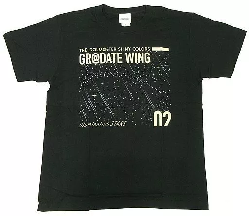 GR＠DATE WING 02(イルミネーションスターズ) Tシャツ ブラック Sサイズ 「アイドルマスター シャイニーカラーズ」