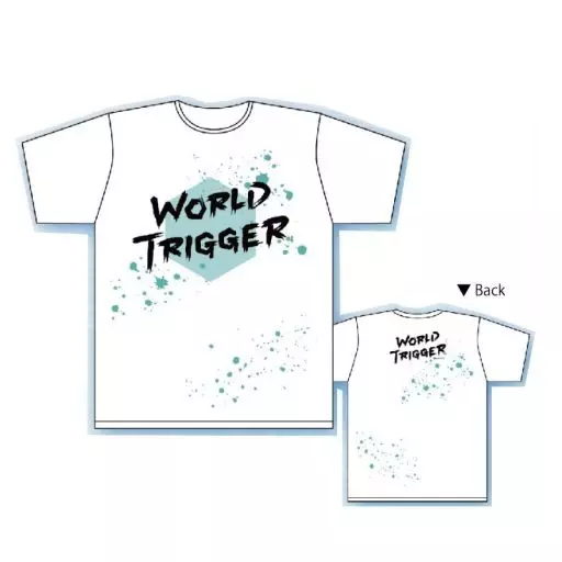 ロゴ Tシャツ ホワイト フリーサイズ 「ワールドトリガー」