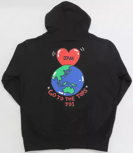 衣類　與那城奨 PRODUCE GO TO THE TOPS(パーカー) ブラック XLサイズ 「2021 JO1 LIVE ”OPEN THE DOOR”」