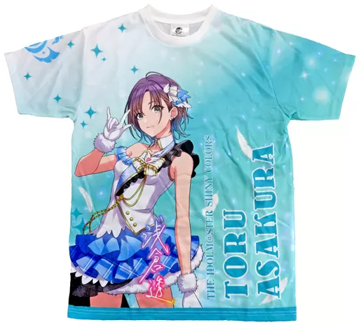 浅倉透(2ndLIVE ver.) 公式フルグラフィックTシャツ ミントグリーン Sサイズ 「THE IDOLM＠STER SHINY COLORS 2ndLIVE STEP INTO THE SUNSET SKY」