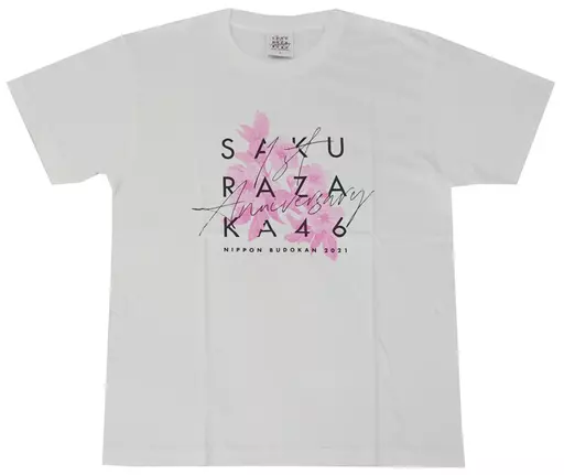 櫻坂46 ロゴTシャツ ホワイト Mサイズ 「1st YEAR ANNIVERSARY LIVE」
