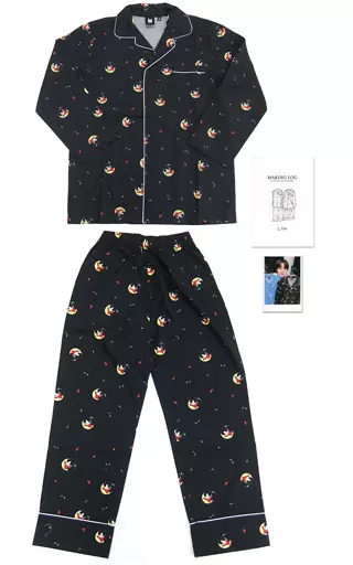 衣類　ジン(BTS/防弾少年団) BAD DAY PAJAMA(悪魔バージョンパジャマ) ブラック Lサイズ 「ARTIST-MADE COLLECTION BY BTS」