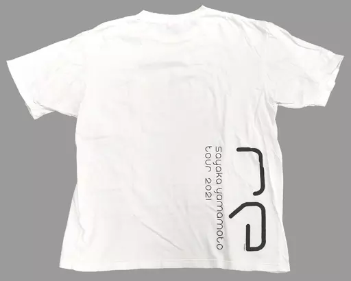 山本彩 Tシャツ ホワイト XXLサイズ 「SAYAKA YAMAMOTO TOUR 2021 ~ re ~」