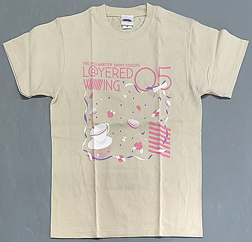 アルストロメリア(L＠YERED WING 05) Tシャツ ベージュ Lサイズ 「アイドルマスター シャイニーカラーズ」