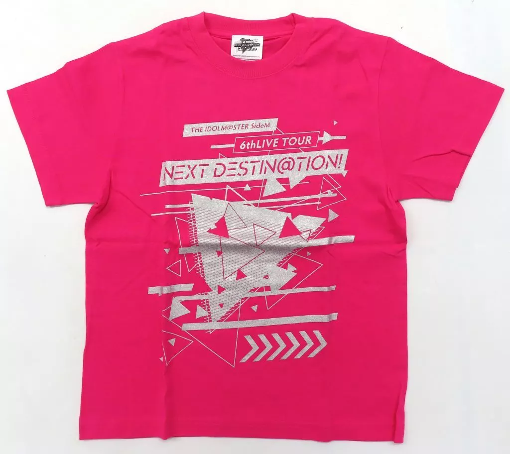 315Pro S.E.M 公式ユニットTシャツ ピンク Sサイズ 「THE IDOLM＠STER SideM 6thLIVE TOUR ～NEXT DESTIN＠TION!～」
