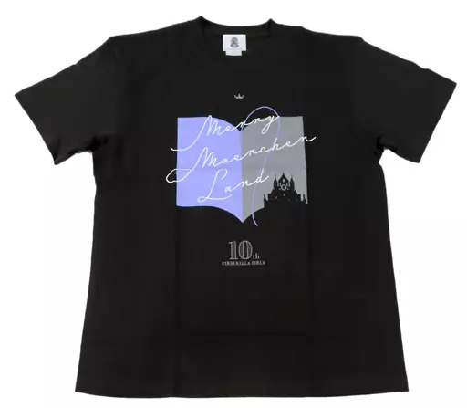 ロゴ(福岡公演) 公式Tシャツ ブラック Sサイズ 「THE IDOLM＠STER CINDERELLA GIRLS 10th ANNIVERSARY M＠GICAL WONDERLAND TOUR!!!」