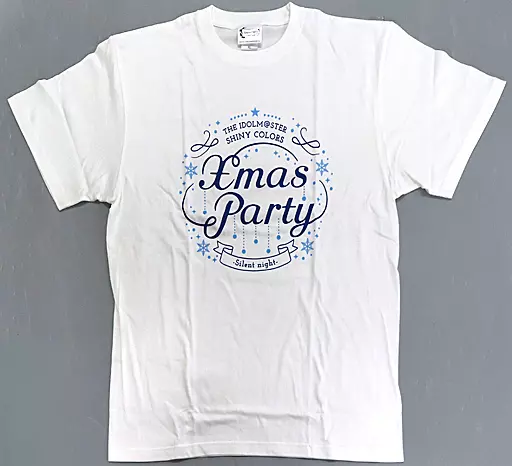 イベントロゴ 公式Tシャツ ホワイト Lサイズ 「THE IDOLM＠STER SHINY COLORS Xmas Party -Silent night-」