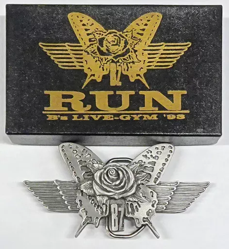 B'z　LIVE-GYM '93　RUN　バックル 駿河屋 -<中古>B'z バックル 「B'z LIVE-GYM '93 RUN」（その他）