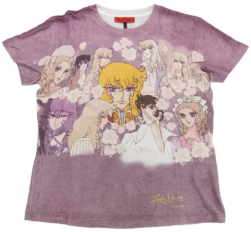 衣類　集合 レディ オスカル プリントTシャツ マルチカラー Lサイズ 「ベルサイユのばら×MAX＆Co.」