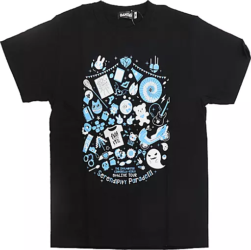 アイドルマスターシンデレラガールズ 5thLIVE TOUR EXTRA Tシャツ 1st ブラック Lサイズ 「THE IDOLM＠STER CINDERELLA GIRLS 5thLIVE TOUR Serendipity Parade!!!」