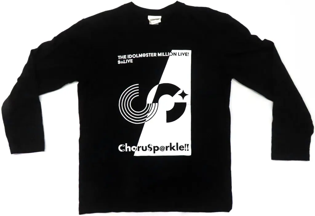 ロゴ 公式ロングTシャツ ブラック Lサイズ 「THE IDOLM＠STER MILLION LIVE! 9thLIVE ChoruSp＠rkle!!」