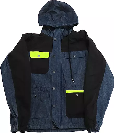 衣類　小林愛香×KANGOL REWARD マウンテンパーカー デニム ユニセックスMサイズ 完全受注生産限定