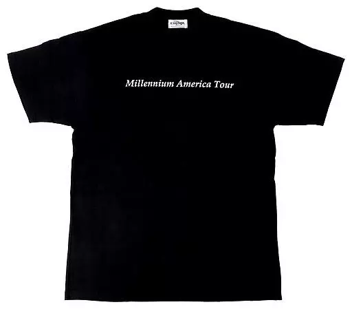 矢沢永吉1999年　Millennium America Tour Tシャツ 駿河屋 -<中古>矢沢永吉 Tシャツ ブラック フリーサイズ 「E.YAZAWA