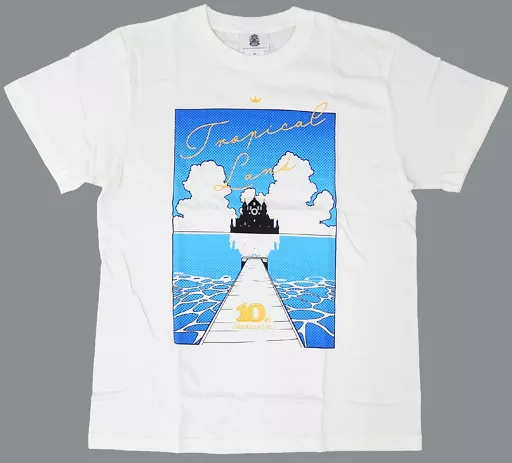 沖縄公演 公式Tシャツ ホワイト Lサイズ 「THE IDOLM＠STER CINDERELLA GIRLS 10th ANNIVERSARY M＠GICAL WONDERLAND TOUR!!!」
