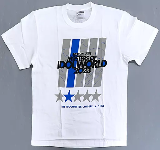アイドルマスター シンデレラガールズver.(MOIW!!!!! 2023)公式Tシャツ ホワイト Lサイズ 「THE IDOLM＠STER M＠STERS OF IDOL WORLD!!!!! 2023」