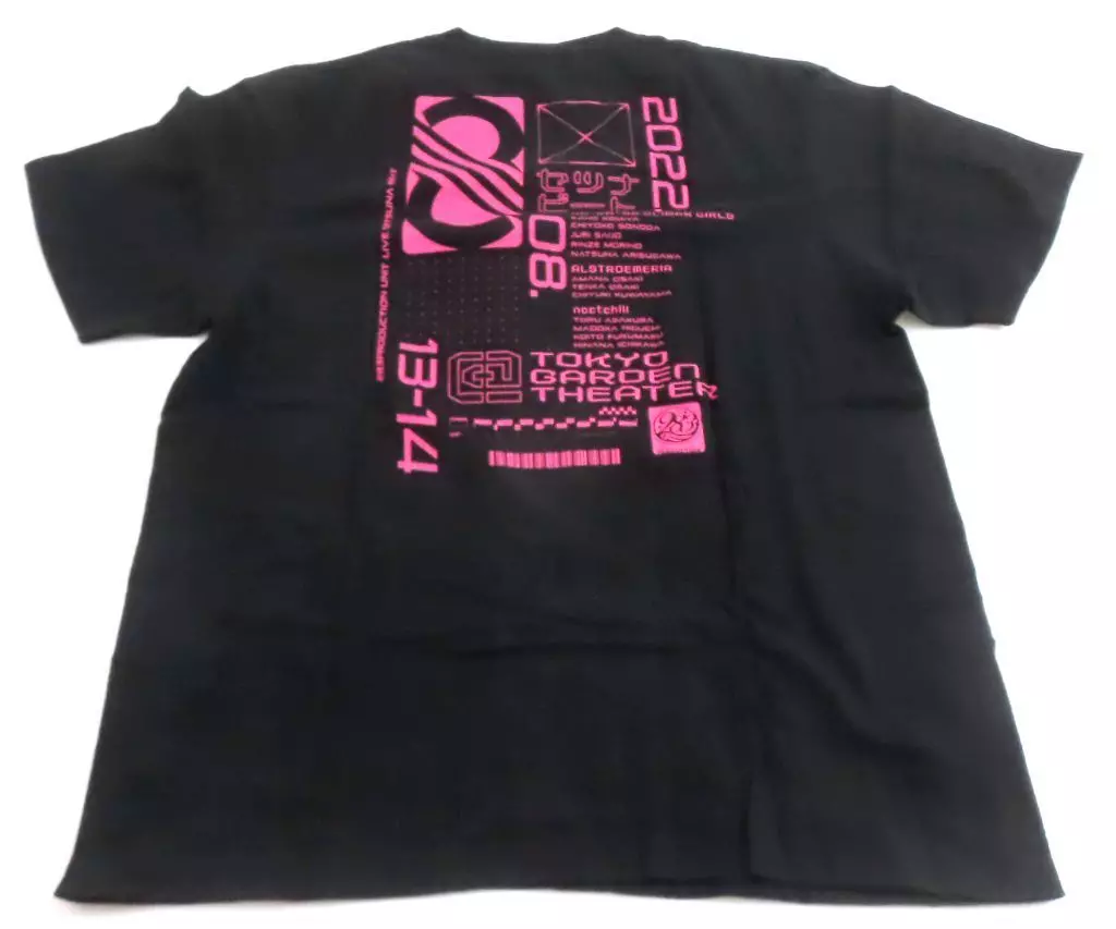 ロゴ 公式Tシャツ ブラック XLサイズ 「アイドルマスター シャイニーカラーズ 283PRODUCTION UNIT LIVE SETSUNA BEAT」