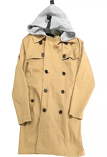 桐生戦兎 フード付きトレンチコート ブラウン×グレー Mサイズ 「仮面ライダービルド」