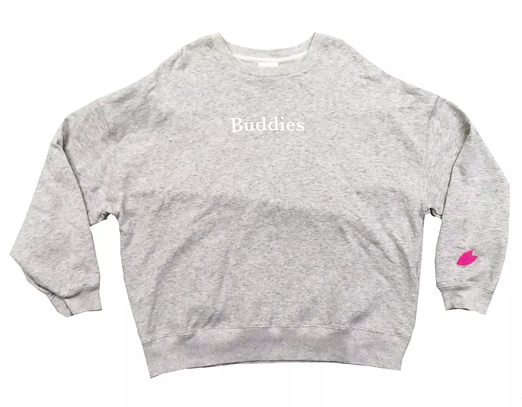 衣類　櫻坂46 Buddies ビッグスウェット グレー Mサイズ 「2nd YEAR ANNIVERSARY ～Buddies感謝祭～」