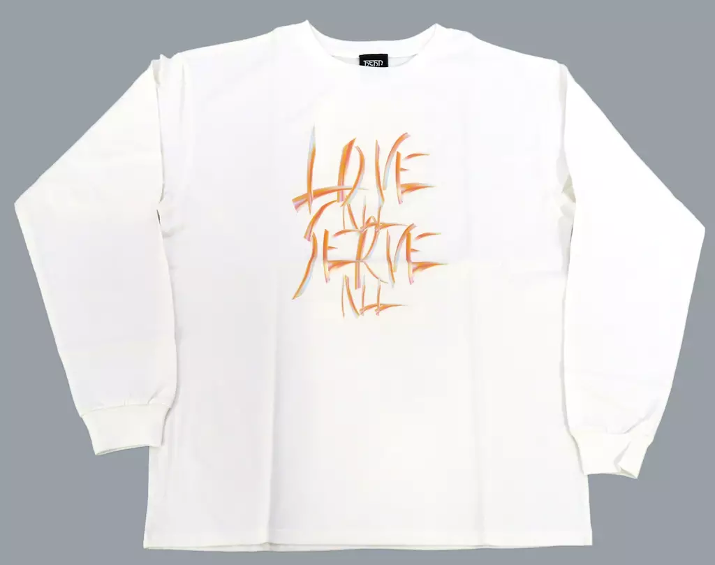 衣類　藤井風 LOVE ALL SERVE ALLロンT ホワイト Mサイズ 「Fujii Kaze LOVE ALL SERVE ALL STADIUM LIVE」