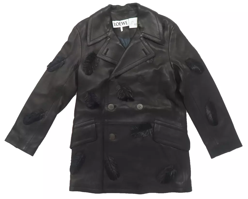 ハウル(羽) ピーコート ブラック 32サイズ 「ロエベ×ハウルの動く城」