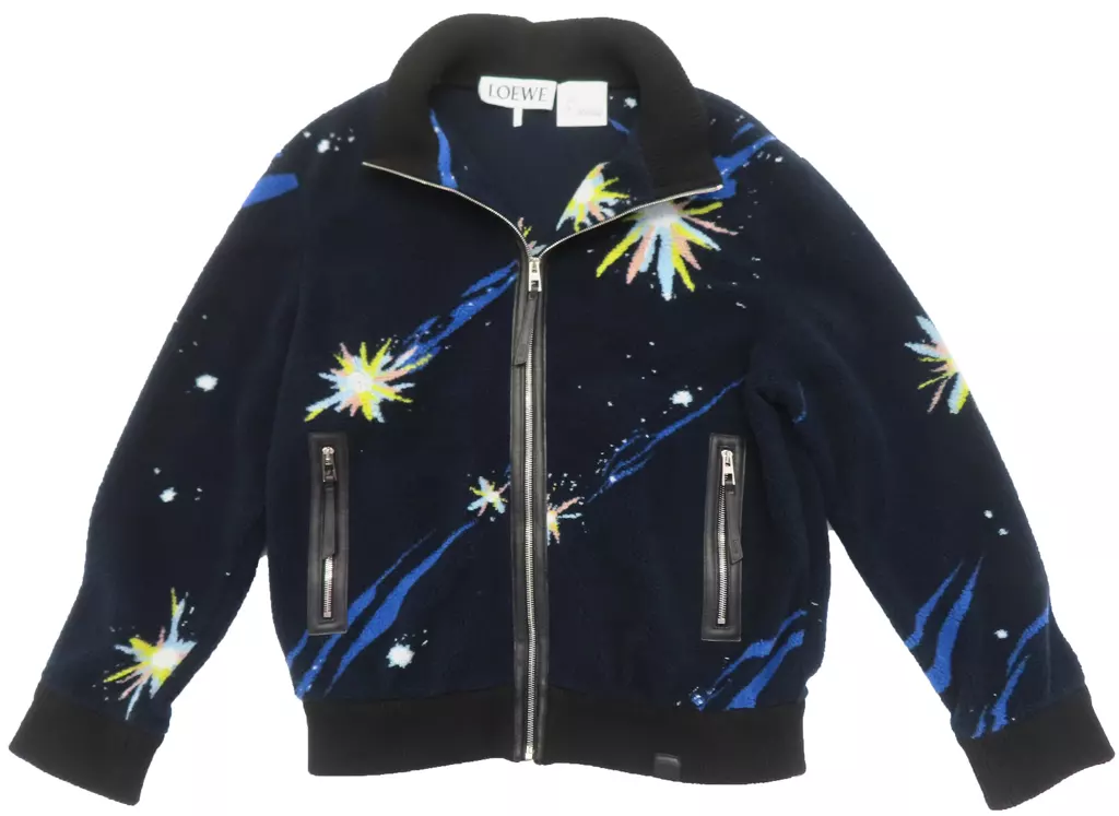 星の子 フリース ジャケット ダークブルー Mサイズ 「ロエベ×ハウルの動く城」