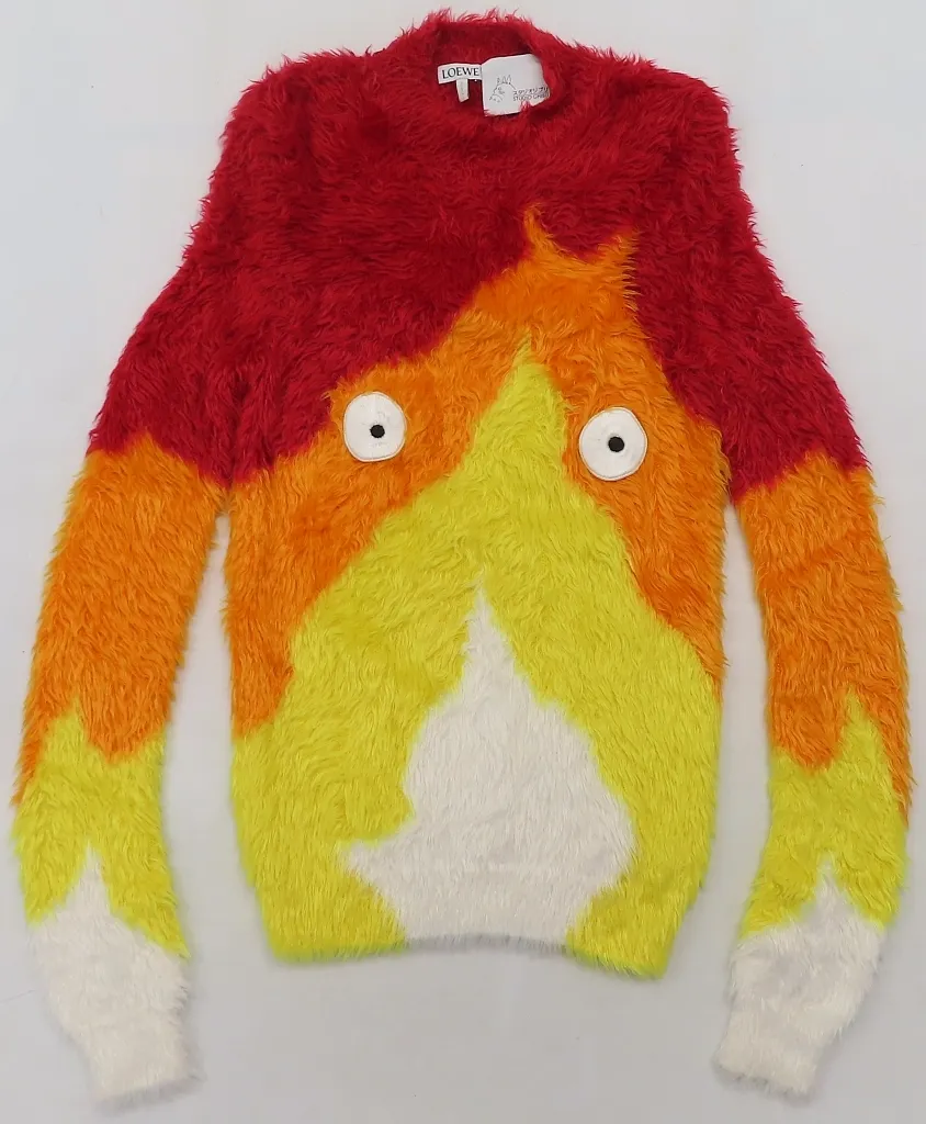 カルシファー セーター オレンジ Mサイズ 「ロエベ×ハウルの動く城」