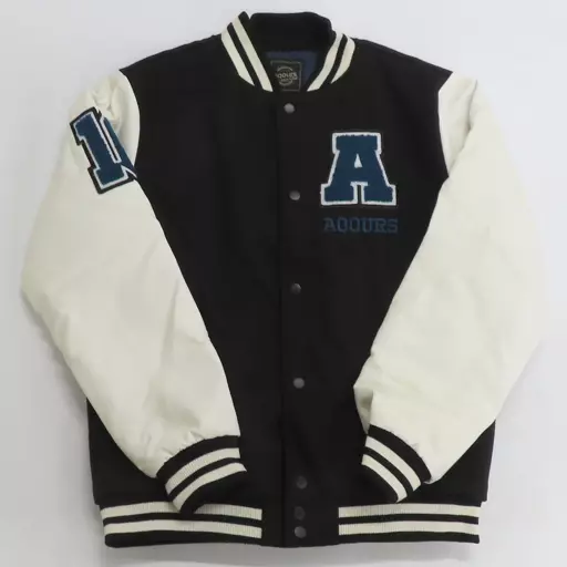 ラブライブ サンシャイン　Aqours スタジアムジャンパー 駿河屋 -<中古>Aqours CLUB 2021 公式スタジアムジャンパー ブラック