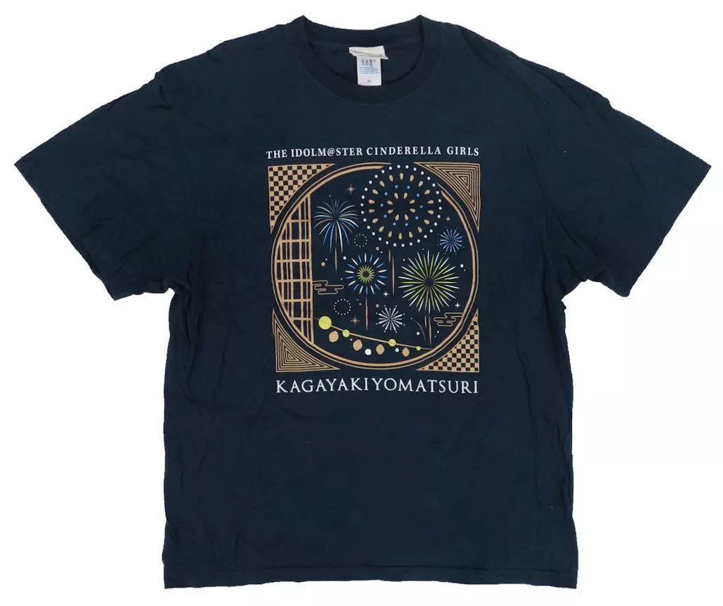 ロゴ 公式Tシャツ スレート XLサイズ 「THE IDOLM＠STER CINDERELLA GIRLS 燿城夜祭 -かがやきよまつり-」