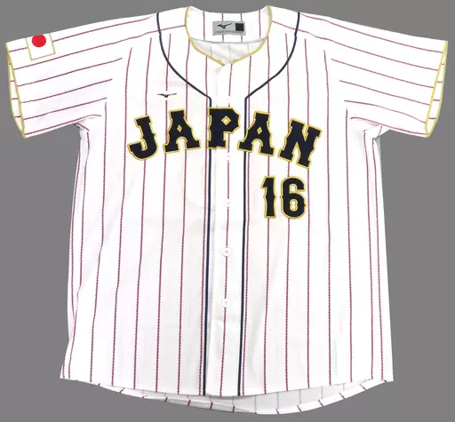 衣料雑貨　大谷翔平#16 侍ジャパン レプリカユニフォーム ホーム ホワイト Mサイズ 「2023 WORLD BASEBALL CLASSIC」