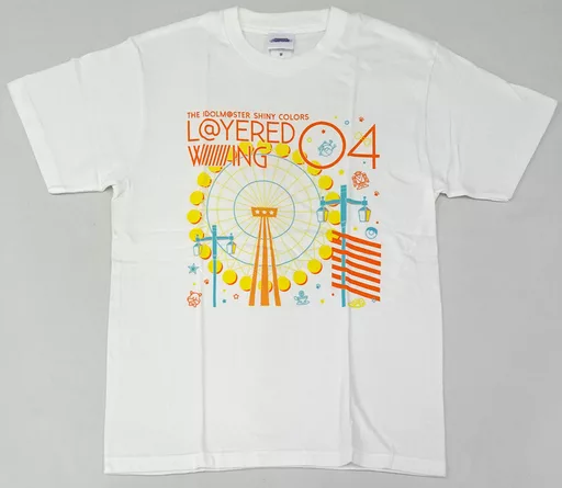放課後クライマックスガールズ(L＠YERED WING 04) Tシャツ ホワイト Lサイズ 「アイドルマスター シャイニーカラーズ」