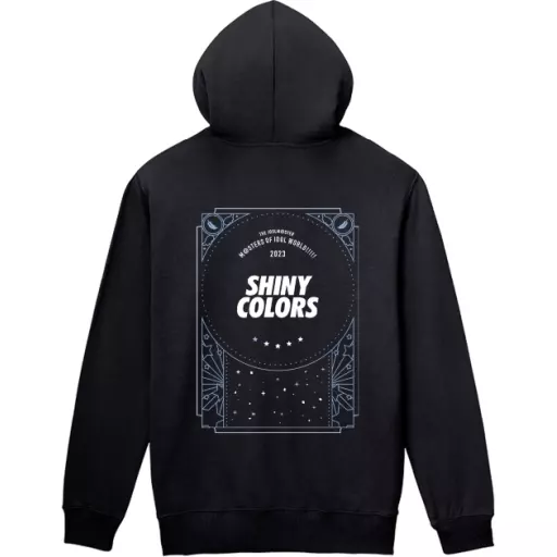 スワンマーク ジップパーカー ブラック メンズLサイズ 「アイドルマスター シャイニーカラーズ」