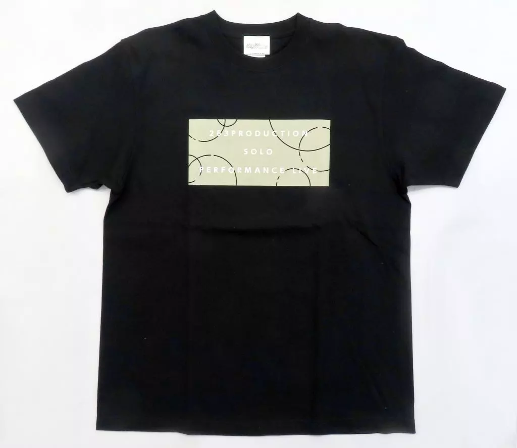 ロゴ 公式Tシャツ ブラック Lサイズ 「アイドルマスター シャイニーカラーズ 283PRODCTION SOLO PERFORMANCE LIVE 「我儘なまま」」