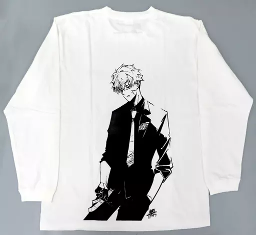 Tシャツ　レックス 新世紀中学生“レックス”ロングスリーブTシャツ ホワイト XLサイズ 「劇場版 グリッドマン ユニバース TRIGGER NIGHTvol.13＆14」