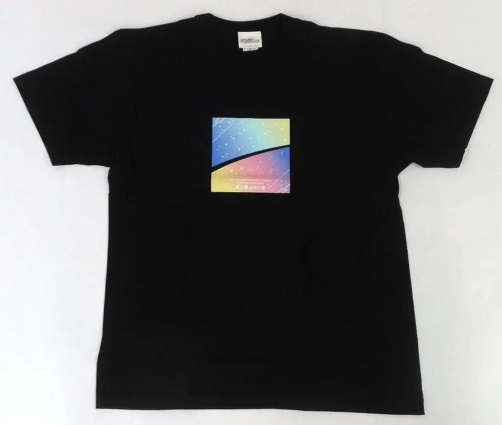 ロゴ 公式Tシャツ ブラック XLサイズ 「THE IDOLM＠STER SHINY COLORS 5.5th Anniversary LIVE 星が見上げた空」
