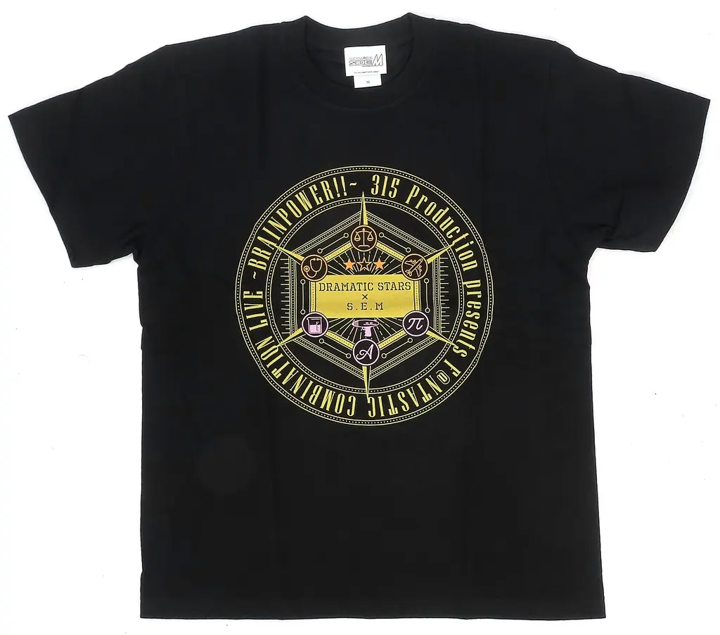 ロゴ 公式Tシャツ ブラック Mサイズ 「アイドルマスター SideM 315 Production presents F＠NTASTIC COMBINATION LIVE CONNECTIME!!!!」
