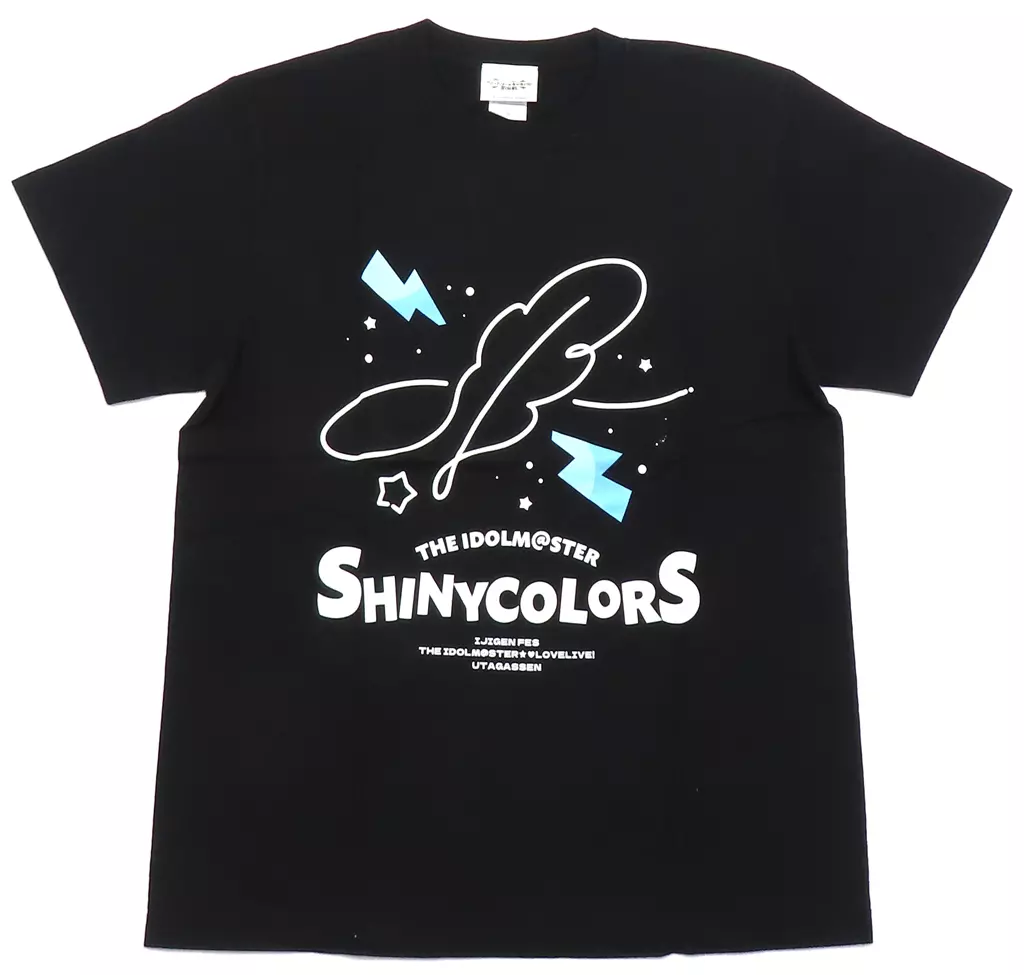 アイドルマスター シャイニーカラーズ ver. アイラブ歌合戦「アイドルマスター」シリーズ 公式Tシャツ ブラック Mサイズ 「アイドルマスター シャイニーカラーズ」 異次元フェス アイドルマスター★・ラブライブ!歌合戦グッズ