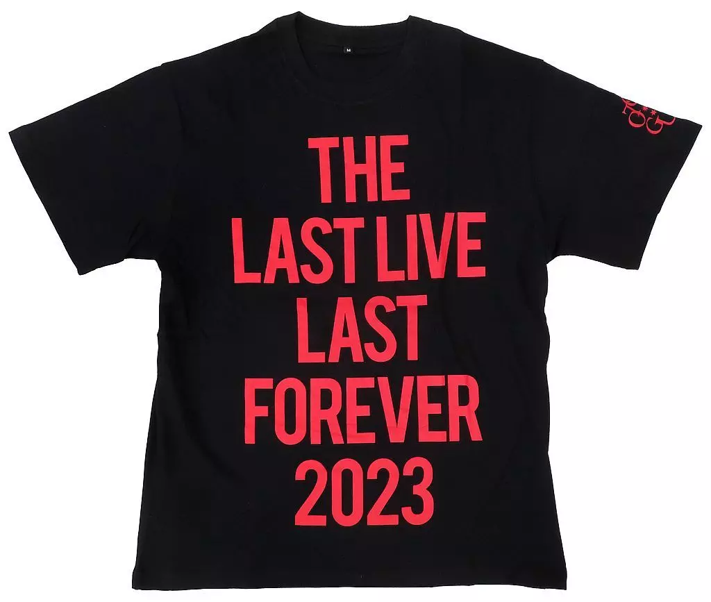 Tシャツ　男闘呼組 FINAL TOUR-Tee(Tシャツ) 黒×赤 Mサイズ 「男闘呼組 LAST FOREVER」
