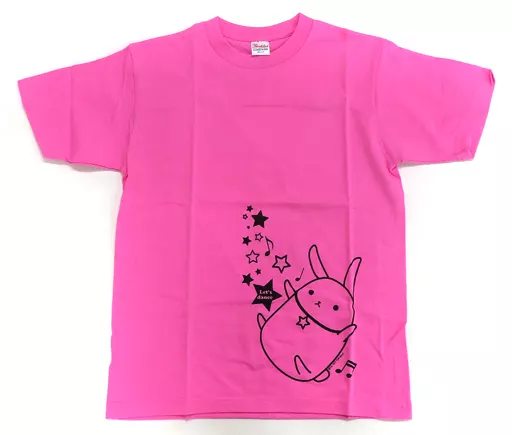 Tシャツ　特製ツキウサ。Tシャツ ピンク 男性用Sサイズ 「ツキウタ。 THE ANIMATION」 放送記念12週連続プレゼントキャンペーン 当選品 駿河屋 -<中古>特製ツキウサ。Tシャツ ピンク 男性用Sサイズ