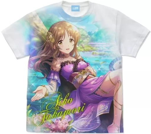 高森藍子(内緒の休息日) フルグラフィックTシャツ ホワイト Lサイズ 「アイドルマスター シンデレラガールズ」