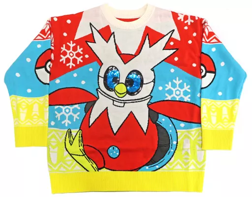 アウターウェア　テツノツツミ クリスマスセーター Paldea’s Christmas Market フルカラー Lサイズ 「ポケットモンスター」 ポケモンセンター限定