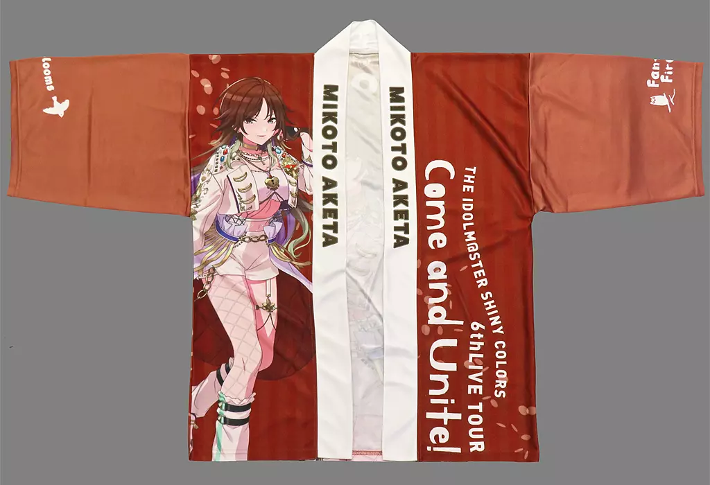 緋田美琴(6thLIVE TOUR ver.) 公式法被 レッド フリーサイズ 「アイドルマスター シャイニーカラーズ」
