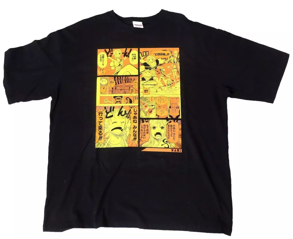 Tシャツ　ナミ ビッグシルエットTシャツ“HEROES” ブラック フリーサイズ 「ワンピース」