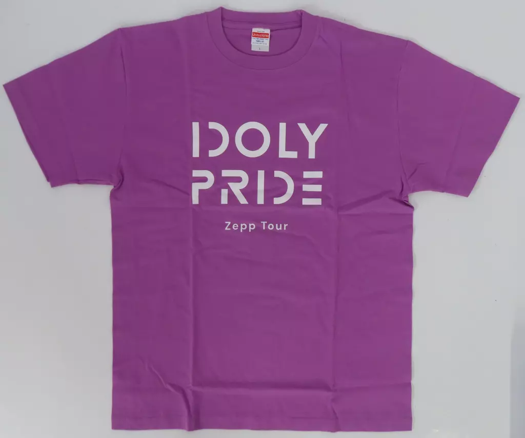 Tシャツ　佐伯遙子 メンバーカラー ライブTシャツ 藤色 Lサイズ 「LAWSON presents IDOLY PRIDE Zepp Tour ガチャ」 特賞 当たり景品