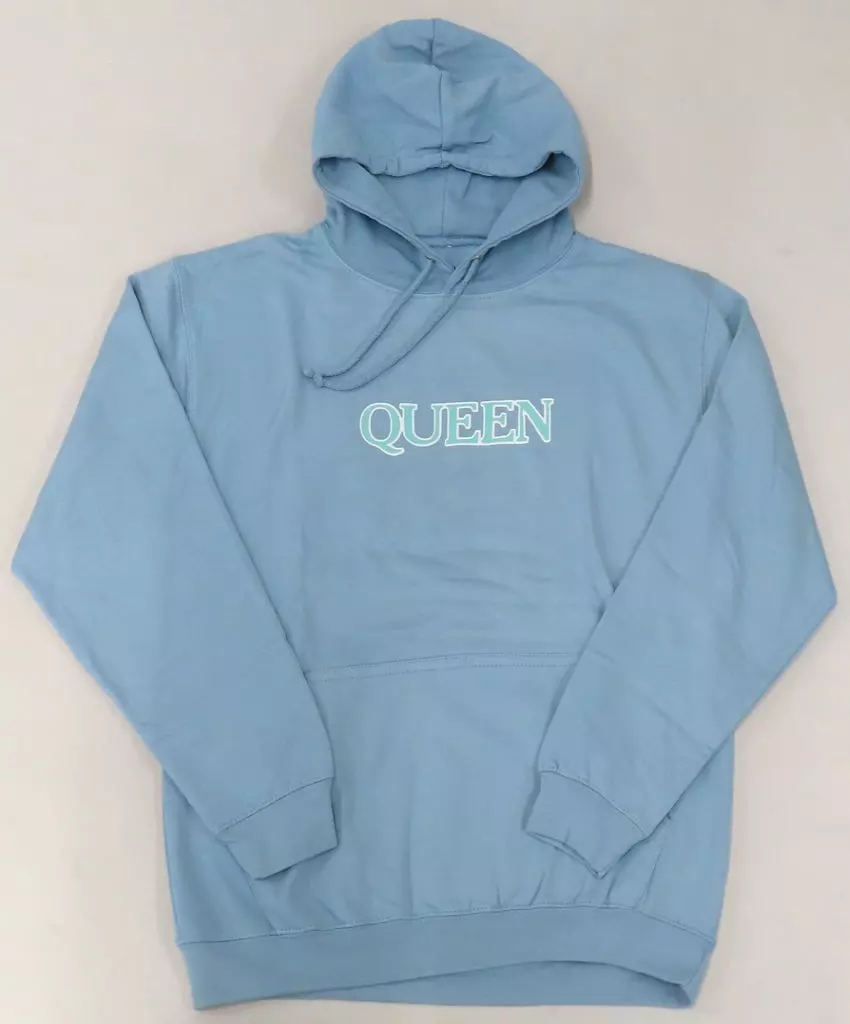 アウターウェア　QUEEN Radio Ga Ga パーカー ライトブルー Mサイズ