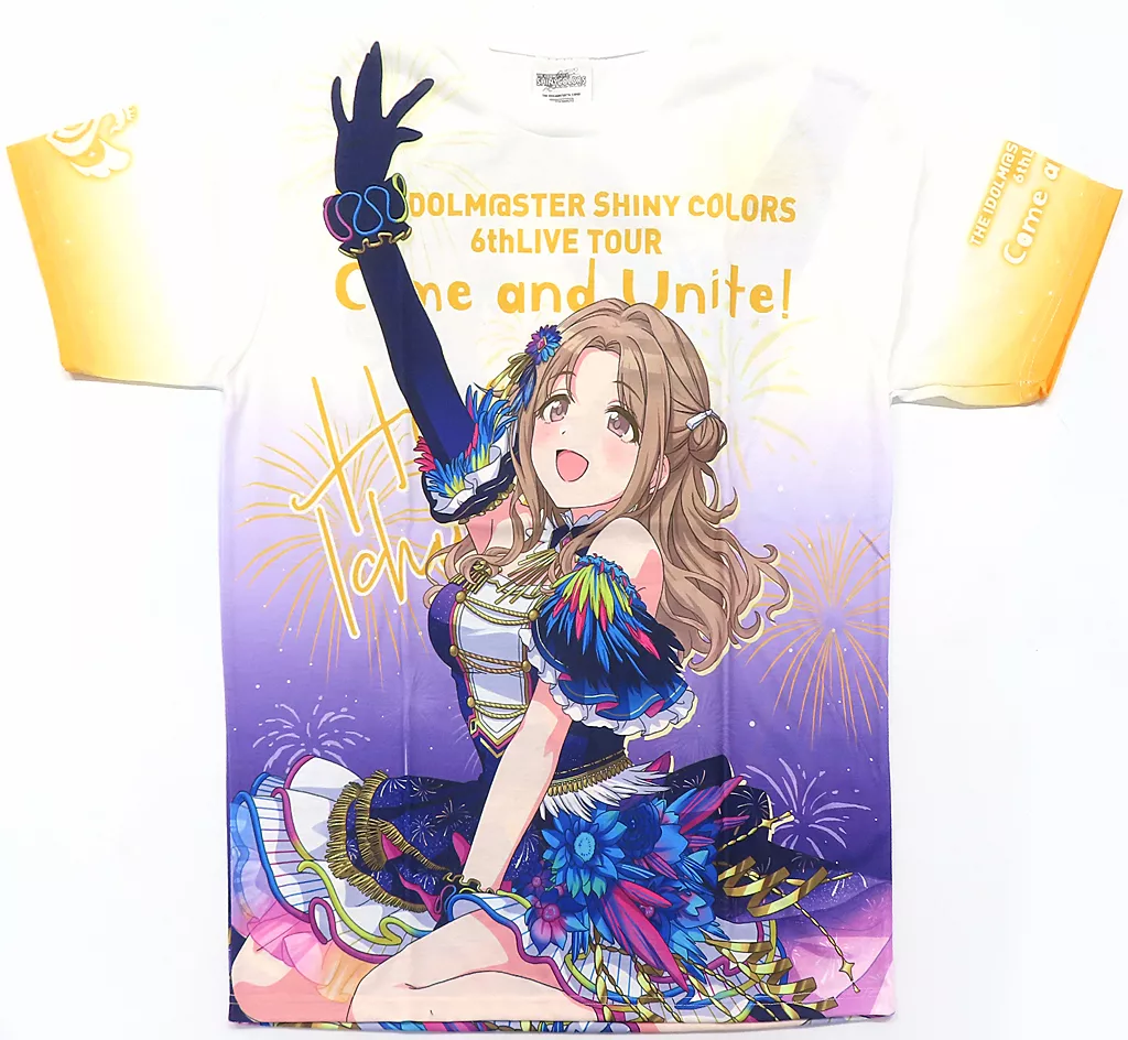 市川雛菜(Fantastic Fireworks ver.) 公式フルグラフィックTシャツ ホワイト Lサイズ 「アイドルマスター シャイニーカラーズ」