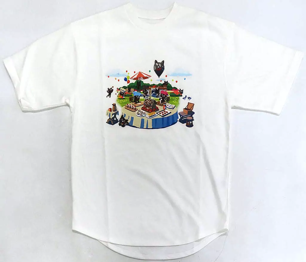 駿河屋 -<中古>キヨ キヨ猫Tシャツ(キヨ猫パーティー) ホワイト