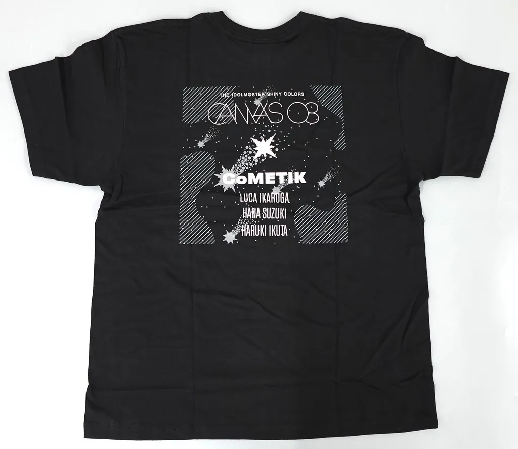 ジャケットイメージ Tシャツ ブラック XLサイズ 「CD THE IDOLM＠STER SHINY COLORS ”CANVAS” 08」 リリース記念グッズ