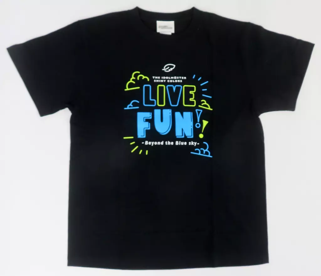 ロゴ 公式Tシャツ ブラック Mサイズ 「THE IDOLM＠STER SHINY COLORS LIVE FUN!! -Beyond the Blue sky-」